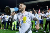 Marko Livaja czaruje w finale Pucharu Chorwacji i.... wywołuje skandal podczas świętowania