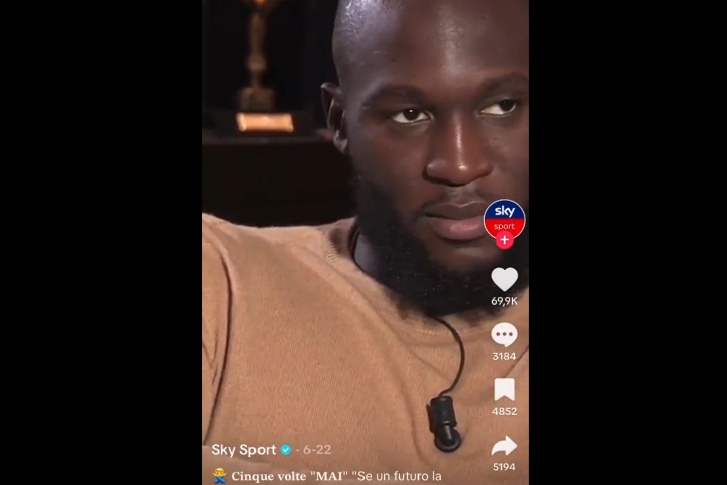 Ta odpowiedź Romelu Lukaku źle się zestarzała [WIDEO]. Może być mu to długo wypominane