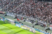 Kibice Eintrachtu Frankfurt z wiadomością do Randala Kolo Muaniego, który wybrał PSG [FOTO]
