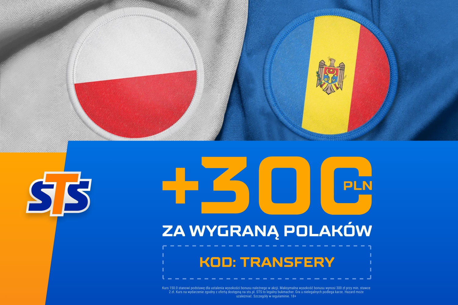 KURS 150 za wygraną Polski z Mołdawią