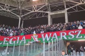 Kibice Legii Warszawa zareagowali na odpadnięcie z Pucharu Polski [WIDEO]