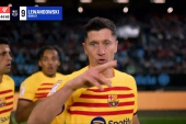 Robert Lewandowski ze zwycięskim dubletem. FC Barcelona z ważną wygraną [WIDEO]