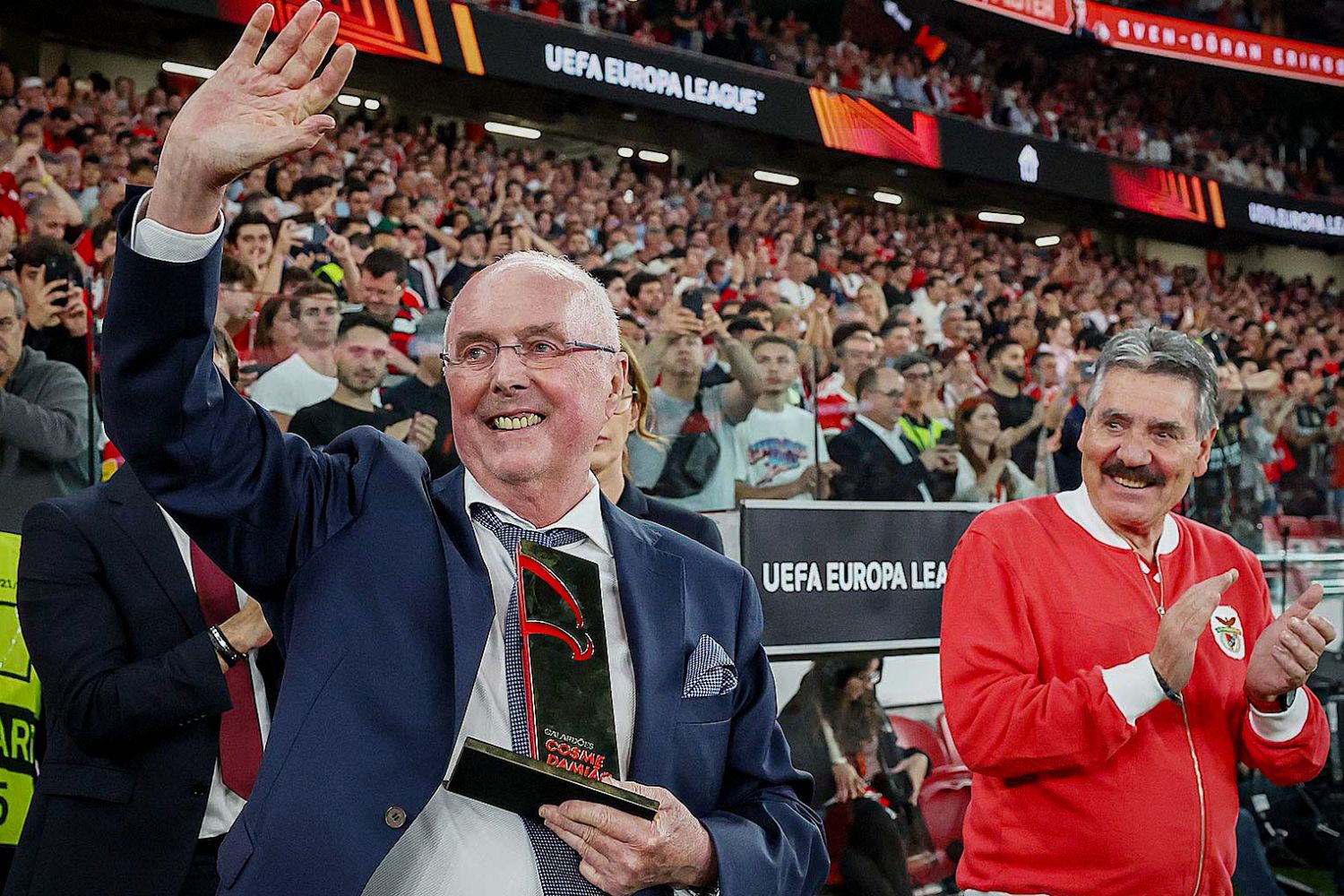 Benfica uhonorowała Svena-Görana Erikssona. Wzruszające sceny na murawie stadionu [WIDEO]