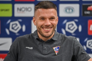 Lukas Podolski pokonał Jagiellonię Białystok. Ten transfer Górnika Zabrze to jego zasługa