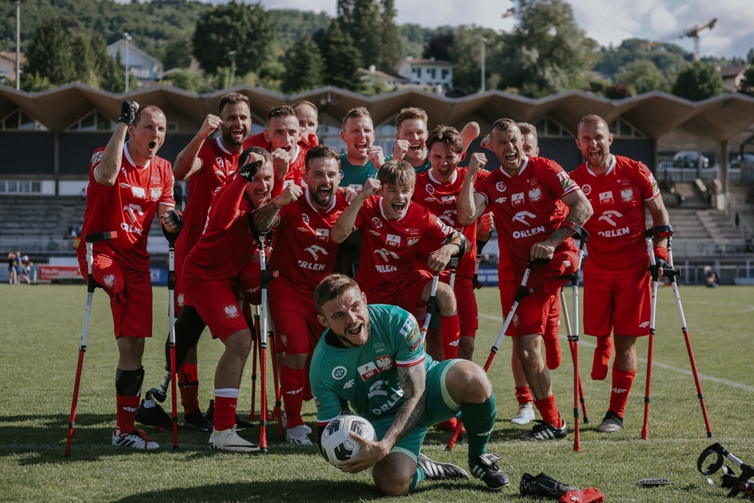 Reprezentacja Polski w amp futbolu wygrała grupę na Mistrzostwach Europy