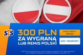 300 złotych bonusu od STS za wygraną lub remis Polski z Austrią!