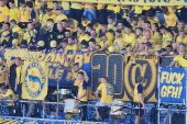 Kibice Brøndby przywitali fanów Legii Warszawa [FOTO]. Klarowny przekaz